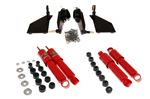 Koni Front and Rear Shock Absorber Kit - Adjustable - with Rear Conversion Brackets - TR2-4 Early - RF4141KONI