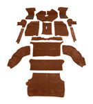 Luxury Wool Carpet Set - Brown - Triumph GT6 Mk3 Late - RG1241BROWN