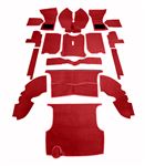 Luxury Wool Carpet Set - Red - Triumph GT6 Mk1 - RG1250RED