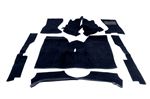 Tufted Carpet Set - LHD - Dark Blue - Triumph Herald All Models - RH5053BLUE