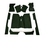 Tufted Carpet Set - RHD - Green - Triumph Herald All Models - RH5244GREEN