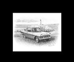 Triumph Herald Coupe Personalised Portrait in Colour - RH5376COL
