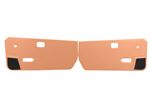 Door Trim Panels - Pair - Tan - Smooth Grain - RL1594TAN