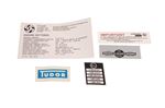 Engine Bay Label Kit - RL1634