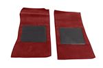 Front Footwell Carpets - RHD and LHD - Pair - Red - 2000/2500/2.5Pi - RM8114RED