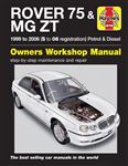 Workshop Manual Rover 75 and MG ZT 99-06 (S to 06) - RP1012 - Haynes