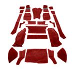 Carpet Set - OE Quality - Red - LHD - RP1229REDOELHD