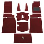 Carpet Set - Red - RHD - Sprite - RP1256RED