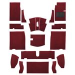 Carpet Set - Red - Midget and Sprite 1961-1963 - RP1257RED