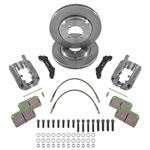 Uprated Brake Kit - 4 Pot Vented Alloy - MGB - All Models - Inc. Vented Discs (15 in Wheels Required) - RP1415
