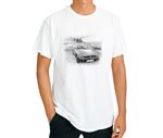 MGB Roadster Rubber Bumper - T Shirt in Black and White - RP1537TSTYLE