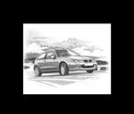 Rover 25 3 Door 1999-2004 Personalised Portrait in Colour - RP1541COL