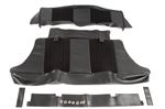 MGB Rear Seat Cover Kits - GT Models GHD5 1972 Only - Half Cloth and Half Vinyl
