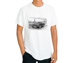 MG Midget Rubber Bumper - T Shirt in Black and White - RP1625TSTYLE