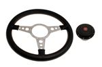 Moto-Lita Steering Wheel and Boss Kit - 14 Inch Leather - Flat With Holes - RP1685