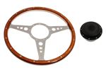 Moto-Lita Steering Wheel and Boss Kit - 14 Inch Wood - Flat With Holes - RP1763