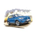 MG ZS EV 2020 on Personalised Portrait in Colour - RP2217COL