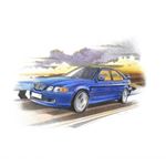 MG ZS Mk1 with Large Spoiler Personalised Portrait in Colour - RP2218COL
