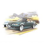 MG ZS Mk1 with Small Spoiler Personalised Portrait in Colour - RP2219COL