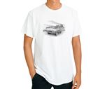 Rover P6 2000 Series 1 Saloon - T Shirt in Black and White - RP2252TSTYLE
