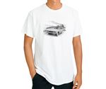Rover P6 2000 Series 2 Saloon - T Shirt in Black and White - RP2253TSTYLE