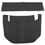 Bonnet and Bulkhead Pad 1959-70 - RP2474BLACK