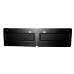 Door Panel (pair) Basketweave Insert Black - RP2501BLACK