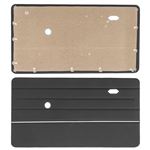 Door Panel (pair) Black/Chrome Strip - RP2507BLACK