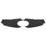 Dash Trim Oval Speedo Black - RP2517BLACK