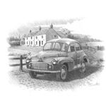 Morris Minor Series 2 ’51-’53 Portrait B/W - RP3154BW