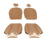 Seat Cover Kit Leather Beige TR6 - RR1049BEIGELEATH