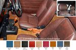 TR4-6 Suffolk Seats with Head Rests - Leather - Pair - RR1542