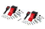 Front Seat Belt Kit Inertia Type (pair) - No wiring - Red - RS1332RED - Securon