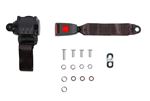 Rear Seat Belt Kit - 3 Point Inertia Type - Each - Black - RS1394INRKBLK - Securon