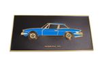 Stag Wall Plaque 285mm X 135mm - Blue - RS1410BLUE