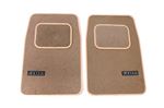 Triumph Stag Front Footwell Overmats - Beige - Pair - RHD and LHD - RS1453BEIGE