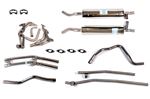 Stainless Steel Sports Exhaust System Triumph V8 - Type 35 Auto - Manual and A Type Overdrive - Small Bore Tail Pipes - RS1604