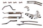 Stainless Steel Sports Exhaust System Rover V8 - Type 35 Auto - Manual and A Type Overdrive - Small Bore Tail Pipes - RS1610