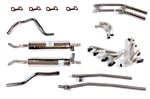 Stainless Steel Sports Exhaust System Rover V8 - Type 65 Auto - Small Bore Tail Pipes - RS1614