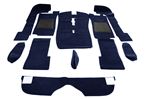 Triumph Stag Carpet Set - RHD - Passenger Area - Wool - Navy Blue - RS1660NAVYBLUE
