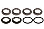 Spring Insulator Pad Kit of 8 - Front and Rear - Rubber - RS1724