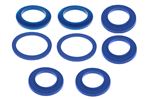 Spring Insulator Pad Kit of 8 - Front and Rear - Polyurethane - RS1724POLY