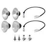 5 3/4" Halogen Headlamp Kit of 4 - Inner and Outer - Including Bulbs - RHD - RS1742RHD