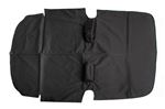 Tonneau Cover RHD - Mk2 - With Headrests - Black German Mohair - Black Inner lining - RS1766MOHBLACK