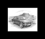 Triumph Toledo 1300/1500 Personalised Portrait in Black and White - RT1299BW