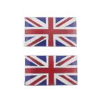 Union Jack Badge Enamel Pair Self Adhesive 30 x 50mm - RX1299SE