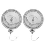 Driving Lamps 5" Round Stainless Steel (pair) - RX1556SS - Wipac