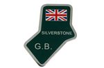 Enamel Badge Silverstone Circuit Self Adhesive - RX1690SS