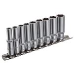 AF Deep Socket Set - 1/4" D - 9 Piece - RX2288 - Laser