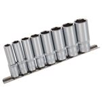 AF Deep Socket Set - 3/8" D - 8 Piece - RX2290 - Laser